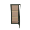 Modernform Cabinet Slim Sage Green 15" W X 36" H X 12" D Single Glass Door Wall Cabinet