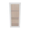 Modernform Cabinet Gloss White 15" W X 36" H X 12" D Single Glass Door Wall Cabinet