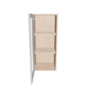 Modernform Cabinet Gloss White 15" W X 36" H X 12" D Single Glass Door Wall Cabinet