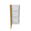 Modernform Cabinet Natural Oak 15" W X 36" H X 12" D Single Door Wall Cabinet