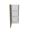 Modernform Cabinet Walnut 15" W X 36" H X 12" D Single Door Wall Cabinet