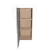 Modernform Cabinet Matte White 15" W X 36" H X 12" D Single Door Wall Cabinet