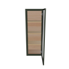 Modernform Cabinet Slim Sage Green 15" W X 42" H X 12" D Single Glass Door Wall Cabinet