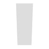Modernform Cabinet Gloss White 15" W X 42" H X 12" D Single Door Wall Cabinet