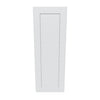 J&K White Shaker S8 Single Door Wall Cabinet - 15" W x 42" H