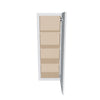 J&K White Shaker S8 Single Door Wall Cabinet - 15" W x 42" H