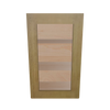 Modernform Cabinet Natural Shaker 18" W X 30" H X 12" D Single Glass Door Wall Cabinet