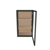 Modernform Cabinet Slim Sage Green 18" W X 30" H X 12" D Single Glass Door Wall Cabinet
