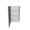 Modernform Cabinet Walnut 18" W X 30" H X 12" D Single Door Wall Cabinet