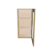 Modernform Cabinet Natural Shaker 18" W X 36" H X 12" D Single Glass Door Wall Cabinet