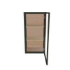 Modernform Cabinet Slim Sage Green 18" W X 36" H X 12" D Single Glass Door Wall Cabinet