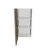 Modernform Cabinet Walnut 18" W X 36" H X 12" D Single Door Wall Cabinet