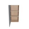 Modernform Cabinet Matte White 18" W X 36" H X 12" D Single Door Wall Cabinet