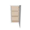 J&K White Shaker S8 Single Door Wall Cabinet - 18" W x 36" H