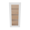 Modernform Cabinet White Shaker 18" W X 42" H X 12" D Single Glass Door Wall Cabinet