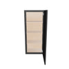 Modernform Cabinet Onyx Black Shaker 18" W X 42" H X 12" D Single Door Wall Cabinet