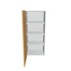 Modernform Cabinet Natural Oak 18" W X 42" H X 12" D Single Door Wall Cabinet