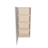 Modernform Cabinet Gloss White 18" W X 42" H X 12" D Single Door Wall Cabinet