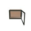 Modernform Cabinet Slim Sage Green 21" W X 15" H X 12" D Single Glass Door Wall Cabinet