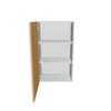 Modernform Cabinet Natural Oak 21" W X 36" H X 12" D Single Door Wall Cabinet