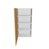 Modernform Cabinet Natural Oak 21" W X 42" H X 12" D Single Door Wall Cabinet