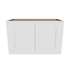 Modernform Cabinet White Shaker 24" W X 15" H X 12" D Double Door Wall Cabinet