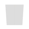 Modernform Cabinet Gloss White 24" W X 30" H X 12" D Double Door Wall Cabinet