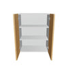 Modernform Cabinet Natural Oak 24" W X 30" H X 12" D Double Door Wall Cabinet