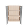Modernform Cabinet Gloss White 24" W X 30" H X 12" D Double Door Wall Cabinet