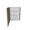 Modernform Cabinet Walnut 24" W X 30" H X 12" D Single Door Wall Cabinet