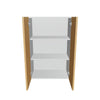 Modernform Cabinet Natural Oak 24" W X 36" H X 12" D Double Door Wall Cabinet