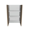 Modernform Cabinet Walnut 24" W X 36" H X 12" D Double Door Wall Cabinet