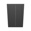 Modernform Cabinet Onyx Black Shaker 24" W X 36" H X 12" D Double Door Wall Cabinet