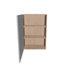 Modernform Cabinet Matte White 24" W X 36" H X 12" D Single Door Wall Cabinet