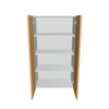 Modernform Cabinet Natural Oak 24" W X 42" H X 12" D Double Door Wall Cabinet
