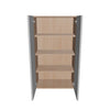 Modernform Cabinet Matte White 24" W X 42" H X 12" D Double Door Wall Cabinet