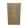 Modernform Cabinet Natural Shaker 24" W X 42" H X 12" D Double Glass Door Wall Cabinet