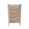 Modernform Cabinet White Shaker 24" W X 42" H X 12" D Double Door Wall Cabinet