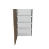 Modernform Cabinet Walnut 24" W X 42" H X 12" D Single Door Wall Cabinet