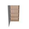 Modernform Cabinet Matte White 24" W X 42" H X 12" D Single Door Wall Cabinet