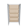 J&K White Shaker S8 Double Door Wall Cabinet - 24" W x 42" H