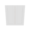 Modernform Cabinet White Shaker 27" W X 30" H X 12" D Double Door Wall Cabinet