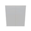 Modernform Cabinet Matte White 27" W X 30" H X 12" D Double Door Wall Cabinet