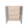 Modernform Cabinet Gloss White 27" W X 30" H X 12" D Double Door Wall Cabinet