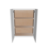 Modernform Cabinet White Shaker 27" W X 36" H X 12" D Double Door Wall Cabinet