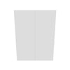 Modernform Cabinet Gloss White 27" W X 36" H X 12" D Double Door Wall Cabinet