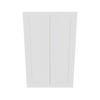 Modernform Cabinet White Shaker 27" W X 42" H X 12" D Double Door Wall Cabinet