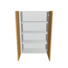 Modernform Cabinet Natural Oak 27" W X 42" H X 12" D Double Door Wall Cabinet