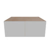 Modernform Cabinet Matte White 30" W X 12" H X 24" D Double Door Wall Cabinet