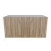 Modernform Cabinet Walnut 30" W X 15" H X 12" D Double Door Wall Cabinet
